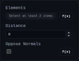 Distance Constraint dialog