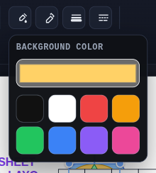 2D Sheets fill menu