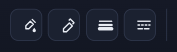 2D Sheets style toolbar
